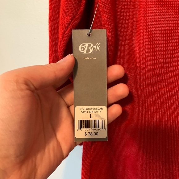 Women’s new Kristen Davis red Christmas sweater - Picture 6 of 6